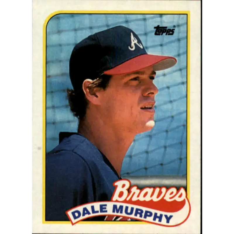 1989 Topps #210 Dale Murphy NM-MT Atlanta Braves Baseball Card - Baseball Card Single