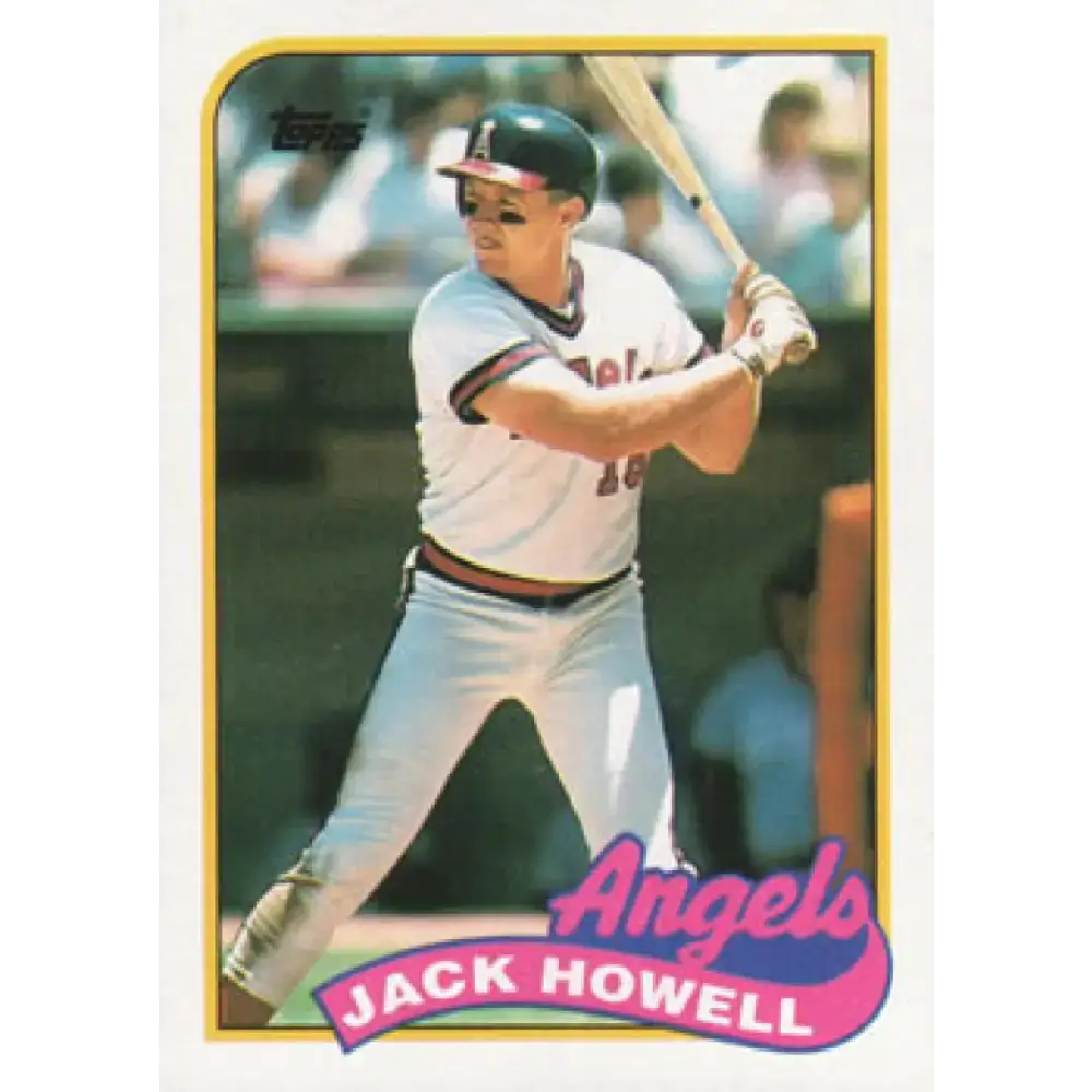 1989 Topps #216 Jack Howell NM-MT California Angels Baseball Card - Baseball Card Single