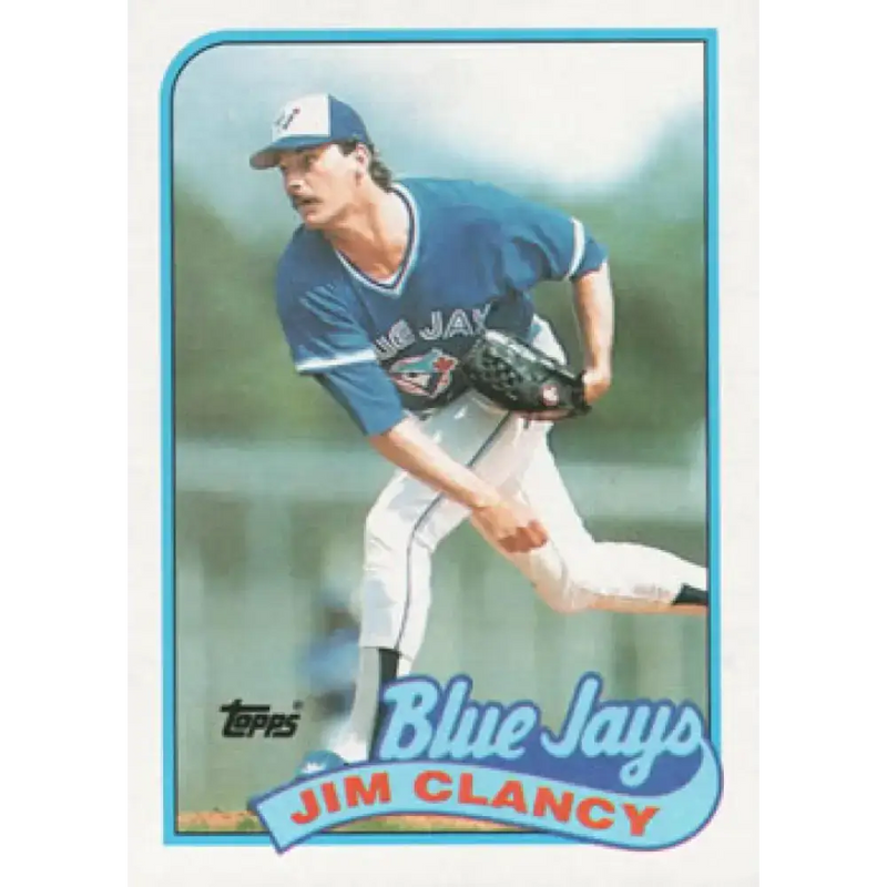 1989 Topps #219 Jim Clancy NM-MT Toronto Blue Jays Baseball Card - Baseball Card Single