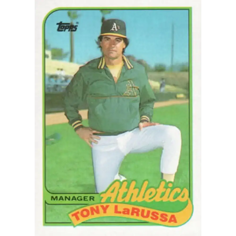 1989 Topps #224 Tony LaRussa MG NM-MT Oakland Athletics Baseball Card - Baseball Card Single