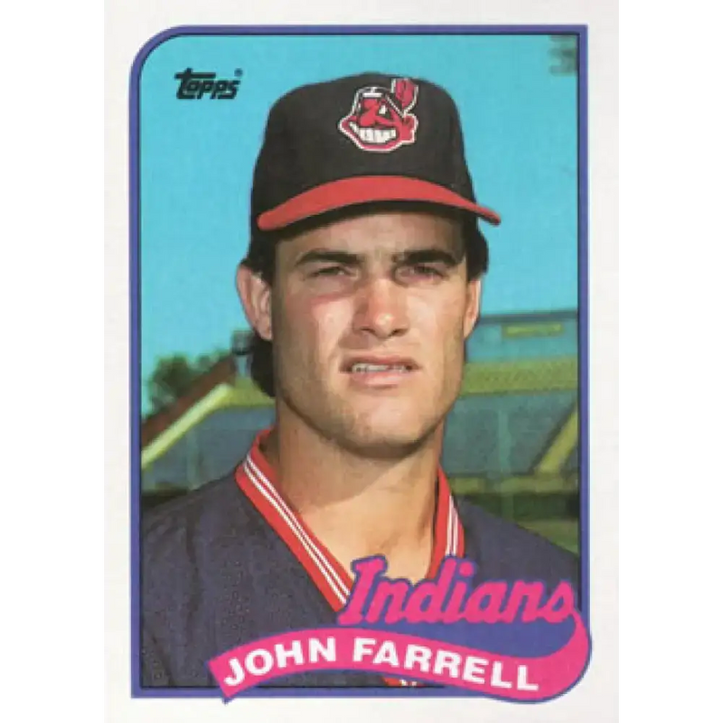 1989 Topps #227 John Farrell NM-MT Cleveland Indians Baseball Card - Baseball Card Single