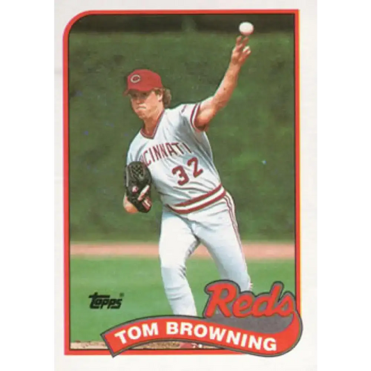 1989 Topps #234 Tom Browning NM-MT Cincinnati Reds Baseball Card