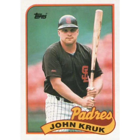 1989 Topps #235 John Kruk NM-MT San Diego Padres Baseball Card - Baseball Card Single