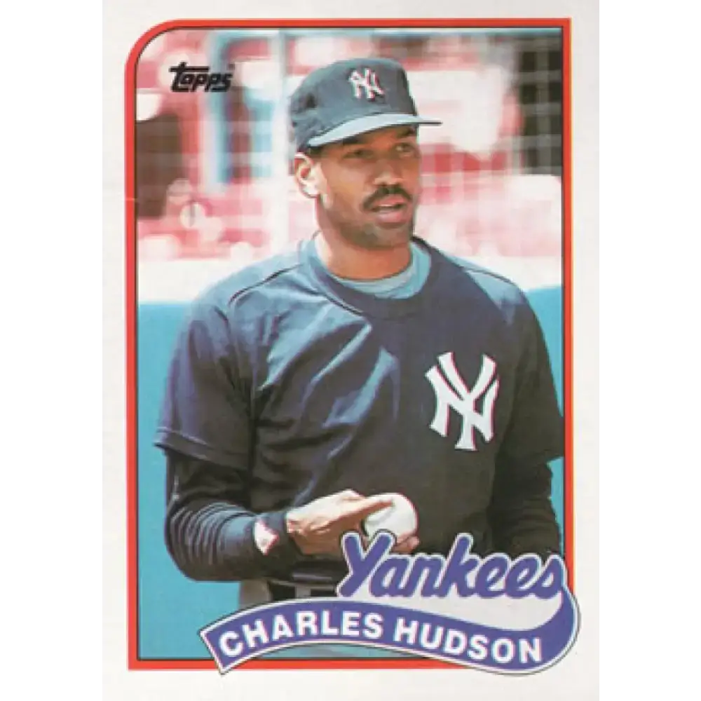 1989 Topps #236 Charles Hudson NM-MT New York Yankees Baseball Card