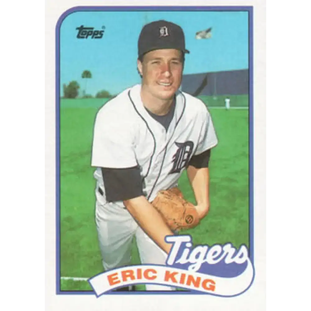 1989 Topps #238 Eric King NM-MT Detroit Tigers Baseball Card - Baseball Card Single