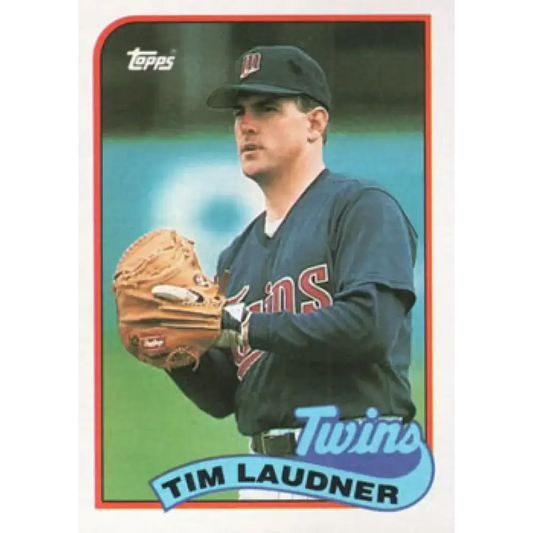 1989 Topps #239 Tim Laudner NM-MT Minnesota Twins Baseball Card - Baseball Card Single