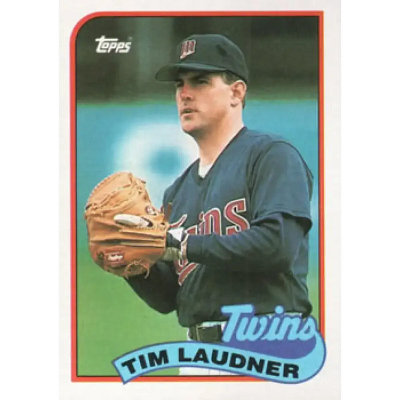 1989 Topps #239 Tim Laudner NM-MT Minnesota Twins Baseball Card - Baseball Card Single