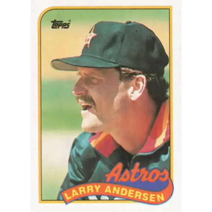 1989 Topps #24 Larry Andersen NM-MT Houston Astros Baseball Card - Baseball Card Single