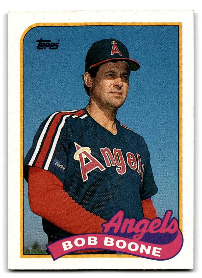 1989 Topps #243 Bob Boone - Baseball Card Single