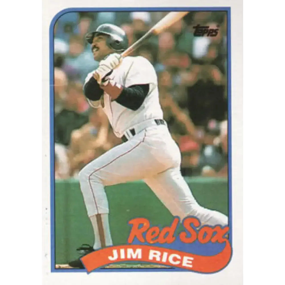 1989 Topps #245 Jim Rice NM-MT Boston Red Sox Baseball Card - Baseball Card Single
