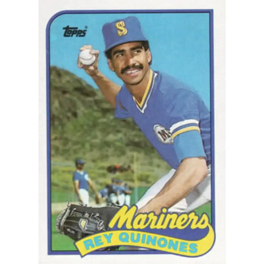 1989 Topps #246 Rey Quinones NM-MT Seattle Mariners Baseball Card