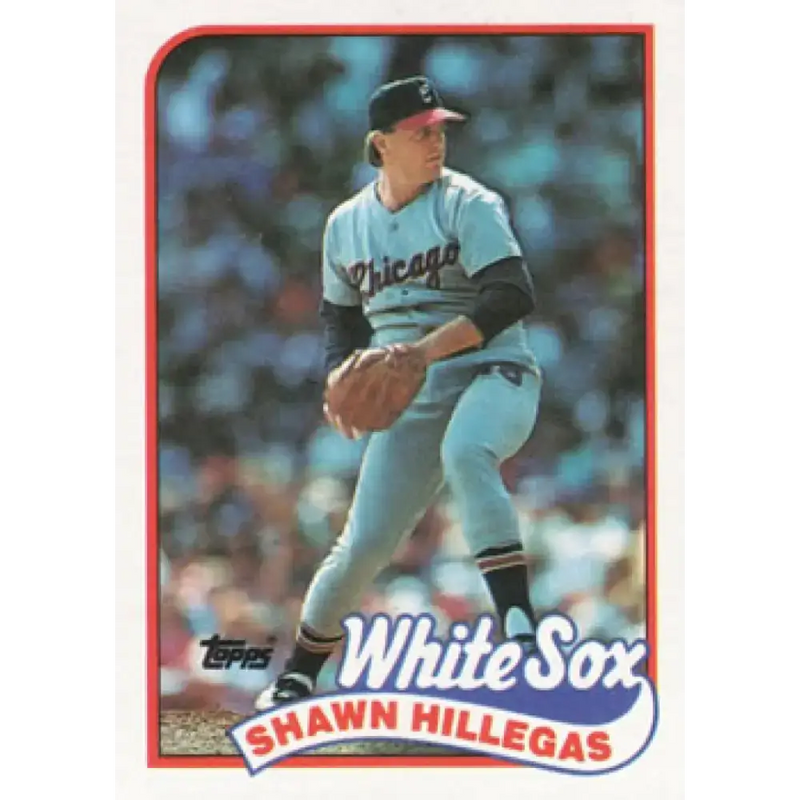 1989 Topps #247 Shawn Hillegas NM-MT Chicago White Sox Baseball Card - Baseball Card Single