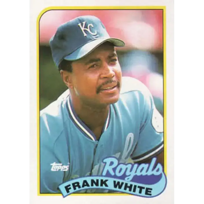 1989 Topps #25 Frank White NM-MT Kansas City Royals Baseball Card