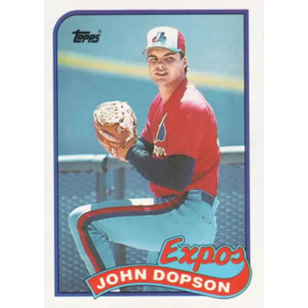 1989 Topps #251 John Dopson NM-MT RC Rookie Montreal Expos Baseball Card