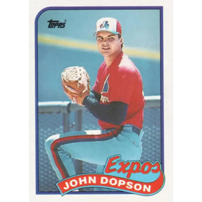 1989 Topps #251 John Dopson NM-MT RC Rookie Montreal Expos Baseball Card