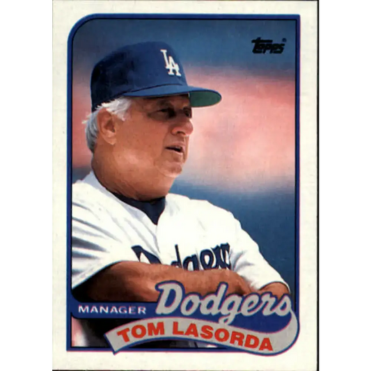 1989 Topps #254 Tom Lasorda MG NM-MT Los Angeles Dodgers Baseball Card
