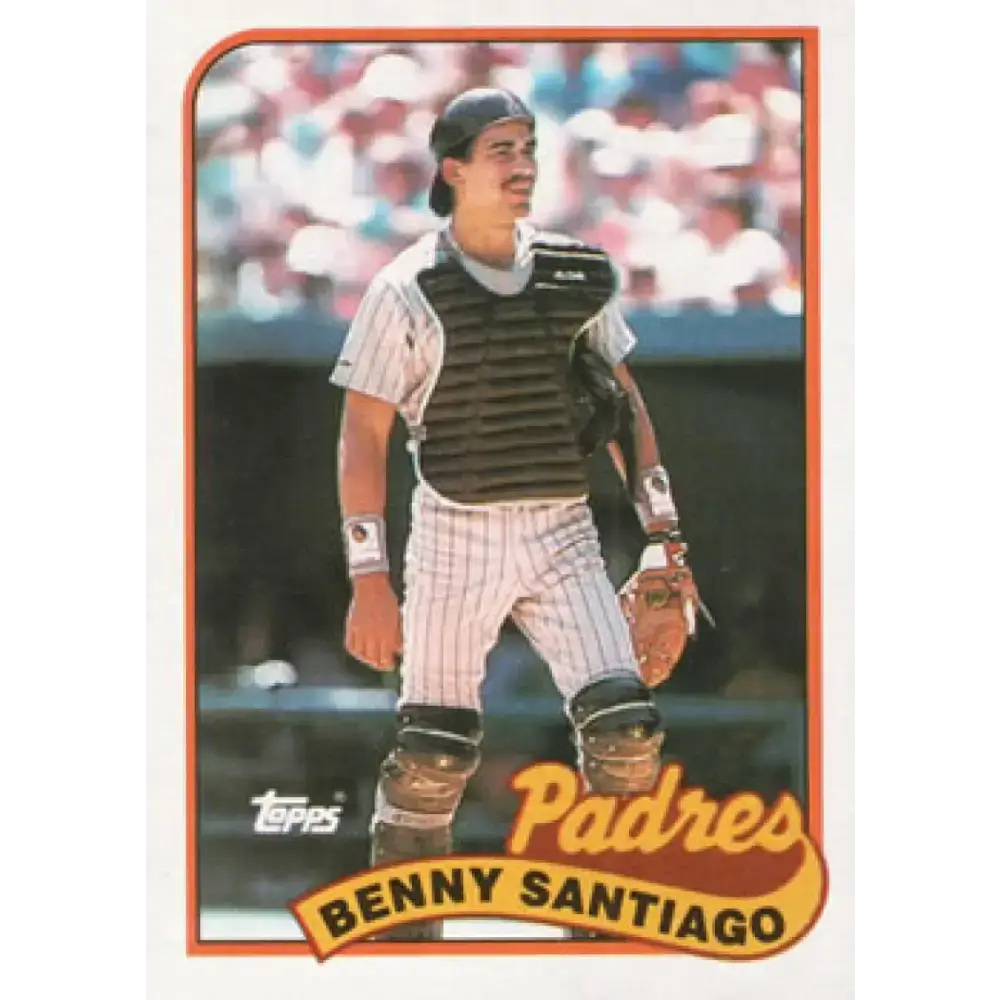 1989 Topps #256 Benito Santiago NM-MT San Diego Padres Baseball Card
