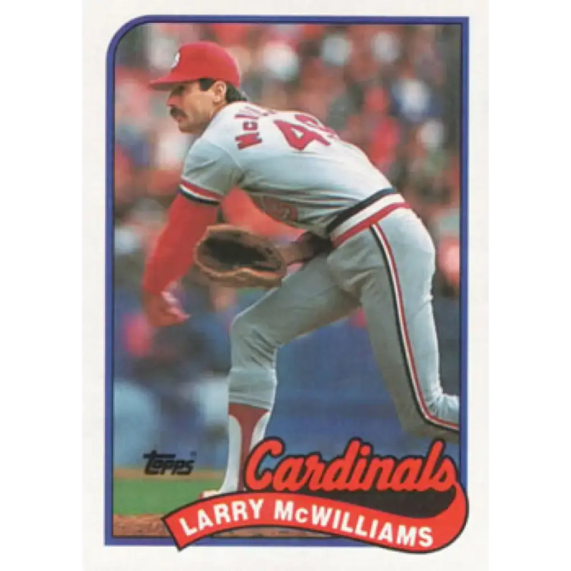 1989 Topps #259 Larry McWilliams NM-MT St. Louis Cardinals Baseball Card - Baseball Card Single