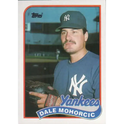 1989 Topps #26 Dale Mohorcic NM-MT New York Yankees Baseball Card