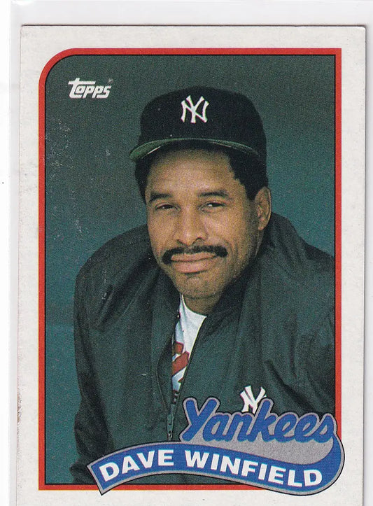 1989 TOPPS #260 DAVE WINFIELD- NEW YORK YANKEES - Baseball Card Single