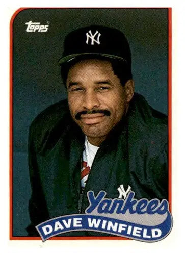 1989 Topps Dave Winfield Yankees baseball cards featuring Yankees baseball memorabilia