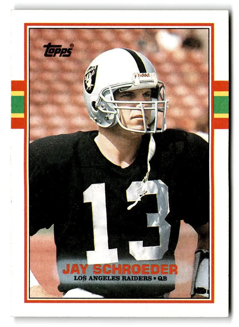 1989 Topps #266 Jay Schroeder - Football Card Single