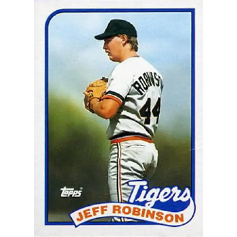 1989 Topps #267 Jeff Robinson NM-MT Detroit Tigers Baseball Card - Baseball Card Single