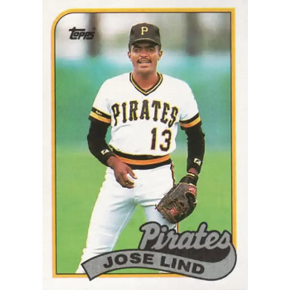 1989 Topps #273 Jose Lind NM-MT Pittsburgh Pirates Baseball Card