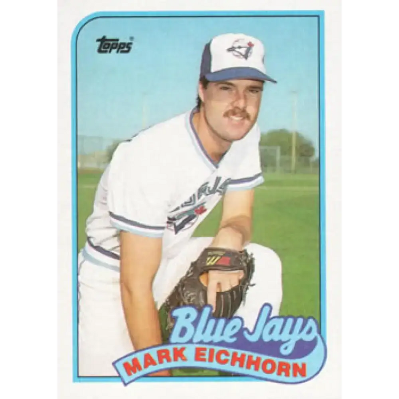 1989 Topps #274 Mark Eichhorn NM-MT Toronto Blue Jays Baseball Card - Baseball Card Single
