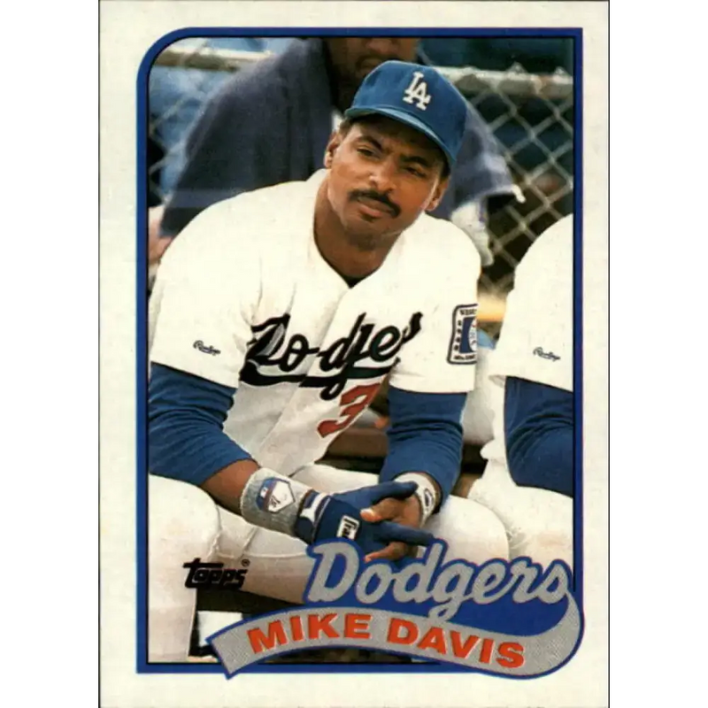 1989 Topps #277 Mike Davis NM-MT Los Angeles Dodgers Baseball Card - Baseball Card Single