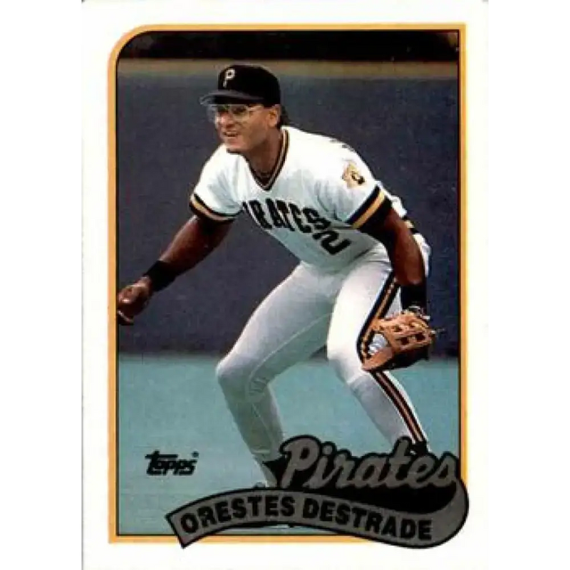 1989 Topps #27b Orestes Destrade NM-MT RC Rookie Pittsburgh Pirates Baseball Card - Baseball Card Single
