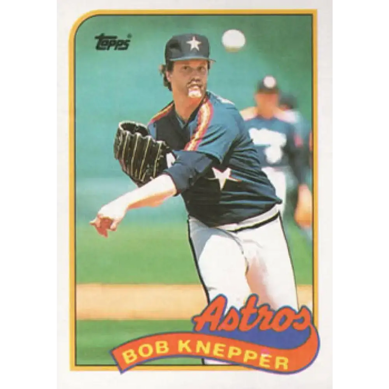 1989 Topps #280 Bob Knepper NM-MT Houston Astros Baseball Card - Baseball Card Single