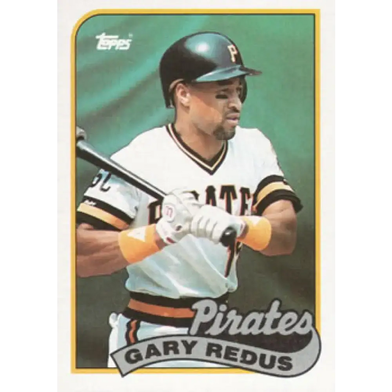 1989 Topps #281 Gary Redus NM-MT Pittsburgh Pirates Baseball Card - Baseball Card Single