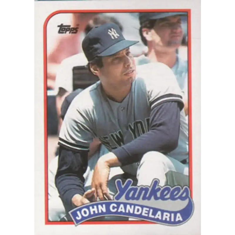 1989 Topps #285 John Candelaria NM-MT New York Yankees Baseball Card - Baseball Card Single