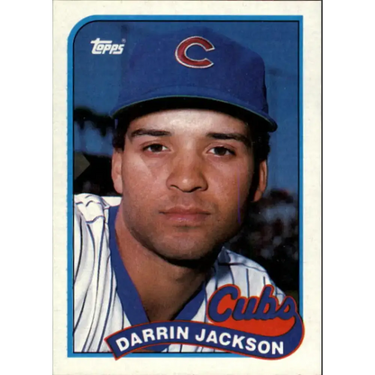 1989 Topps #286 Darrin Jackson NM-MT Chicago Cubs Baseball Card