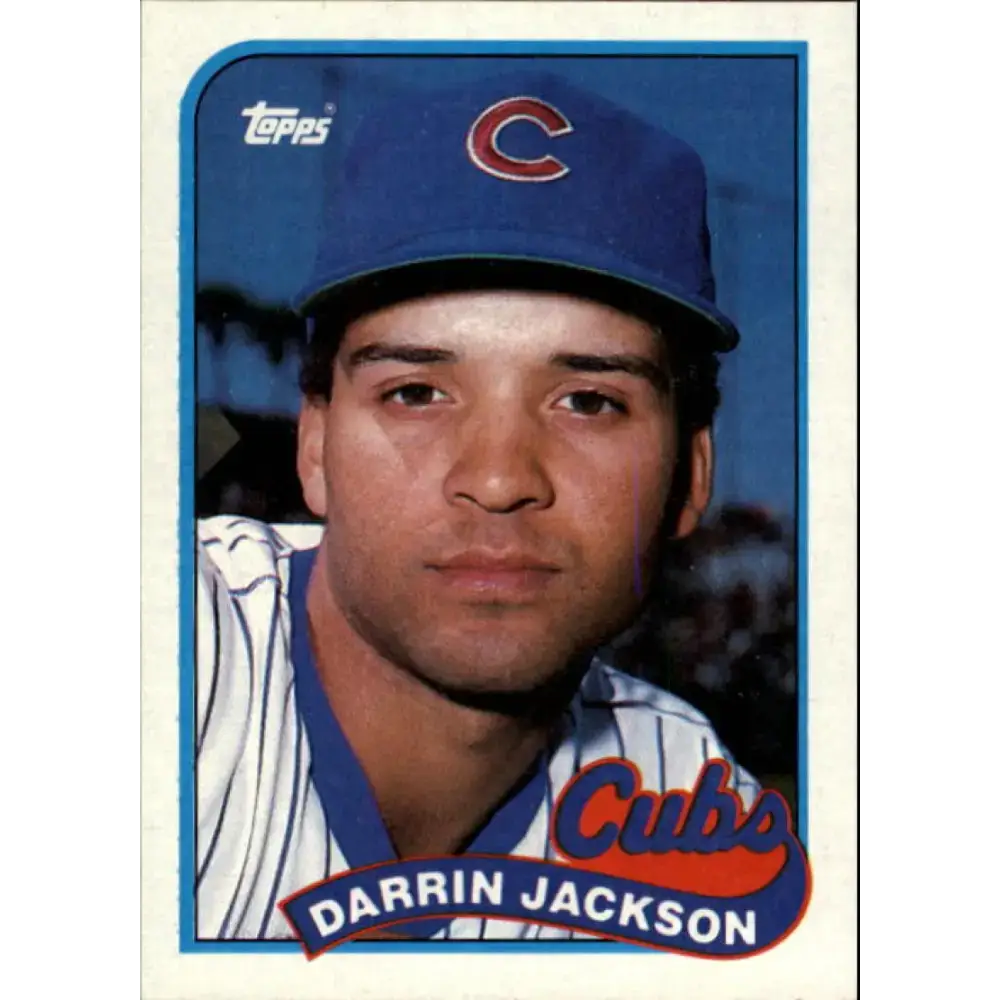 1989 Topps #286 Darrin Jackson NM-MT Chicago Cubs Baseball Card - Baseball Card Single