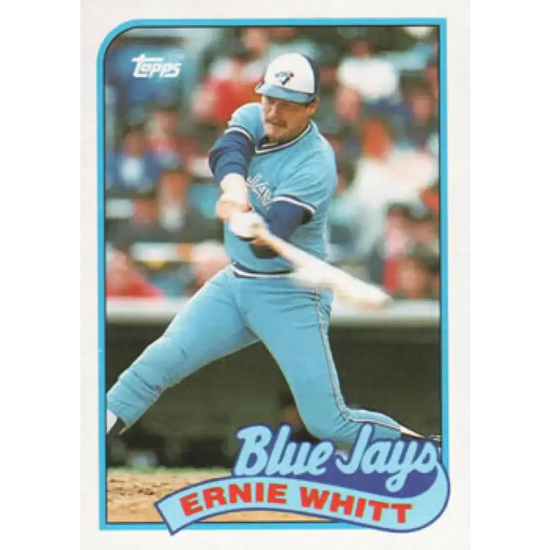 1989 Topps #289 Ernie Whitt NM-MT Toronto Blue Jays Baseball Card - Baseball Card Single