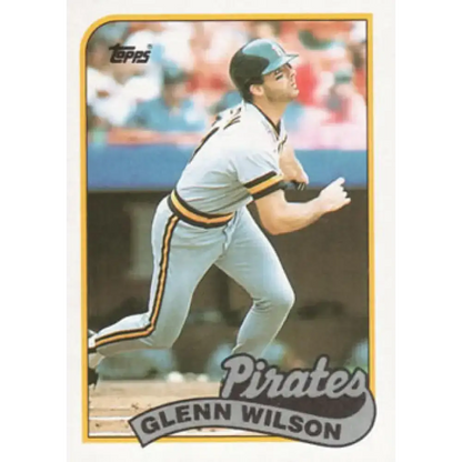 1989 Topps #293 Glenn Wilson NM-MT Pittsburgh Pirates Baseball Card