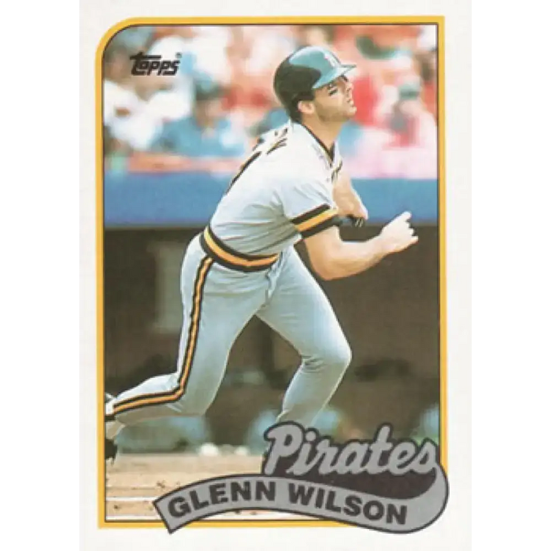 1989 Topps #293 Glenn Wilson NM-MT Pittsburgh Pirates Baseball Card - Baseball Card Single
