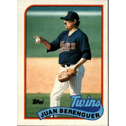 1989 Topps #294 Juan Berenguer NM-MT Minnesota Twins Baseball Card