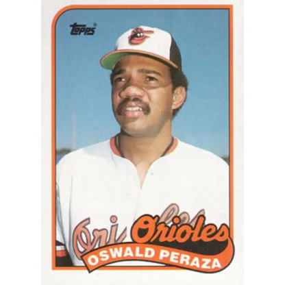1989 Topps #297 Oswaldo Peraza NM-MT Baltimore Orioles Baseball Card