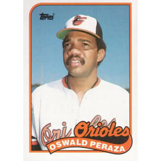 1989 Topps #297 Oswaldo Peraza NM-MT Baltimore Orioles Baseball Card