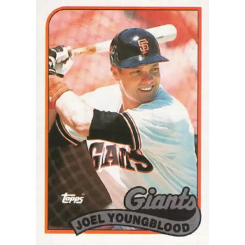 1989 Topps #304 Joel Youngblood NM-MT San Francisco Giants Baseball Card - Baseball Card Single