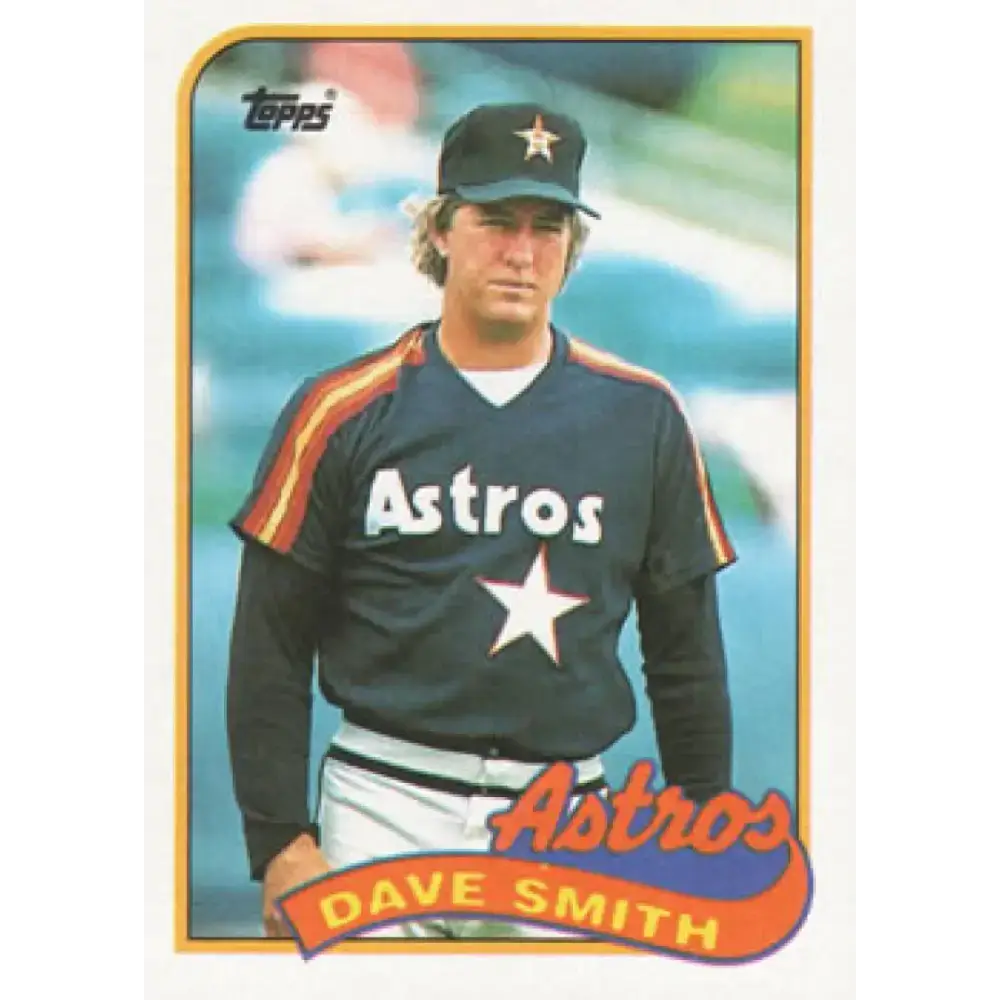 1989 Topps #305 Dave Smith NM-MT Houston Astros Baseball Card - Baseball Card Single