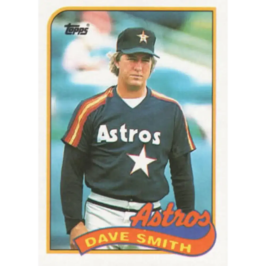 1989 Topps #305 Dave Smith NM-MT Houston Astros Baseball Card - Baseball Card Single