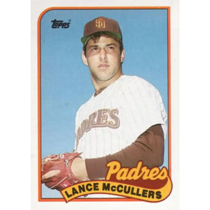 1989 Topps #307 Lance McCullers NM-MT San Diego Padres Baseball Card