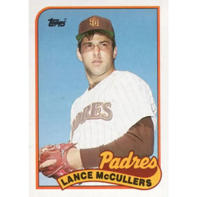 1989 Topps #307 Lance McCullers NM-MT San Diego Padres Baseball Card - Baseball Card Single