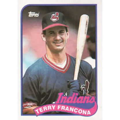 1989 Topps #31 Terry Francona NM-MT Cleveland Indians Baseball Card