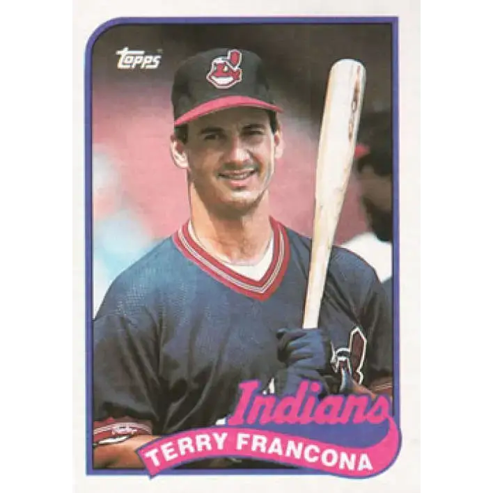 1989 Topps #31 Terry Francona NM-MT Cleveland Indians Baseball Card - Baseball Card Single