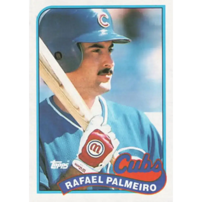 1989 Topps #310 Rafael Palmeiro NM-MT Chicago Cubs Baseball Card